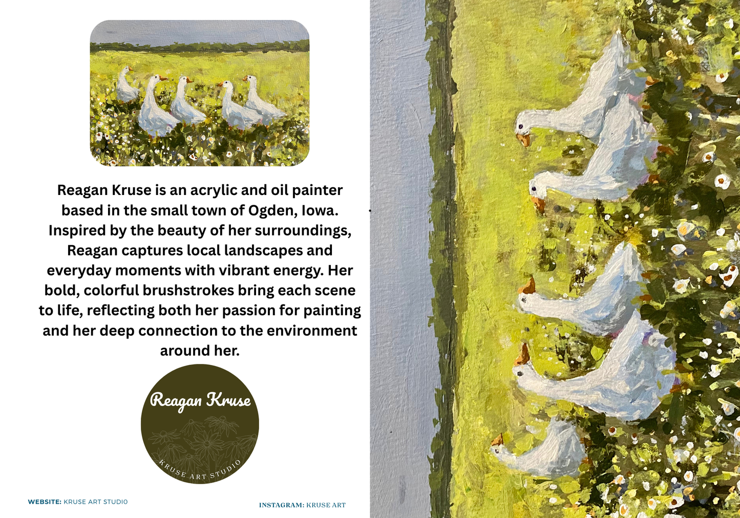 Five Cute Ducks Card